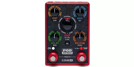 Line 6 POD Express Guitar Effects Processor Red