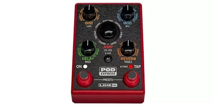 Line 6 POD Express Guitar Effects Processor Red