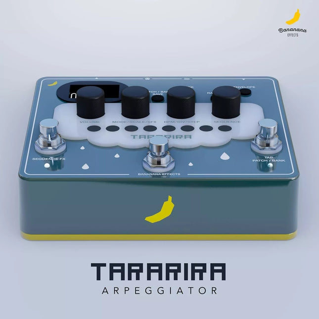 Bananana Effects Pitch Shift Sequencer Arpeggiator Pedal TARARIRA